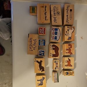 Assorted Wood Block Stamps